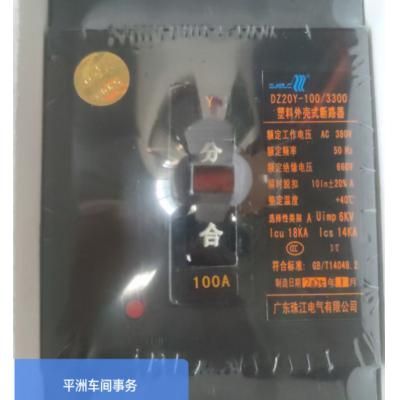 塑壳断路器DZ20Y-100/3300（380V  100A）