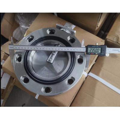 华丰蝶阀BDY-250/125-001不锈钢批号：25-572、25-823圆形 硬密封  南阁站