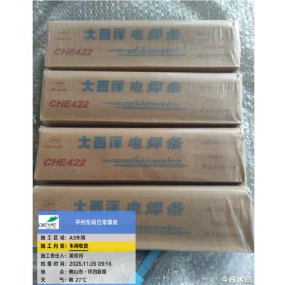 易耗件 大西洋电焊条CHE 422 2.5*300mm 5㎏/盒