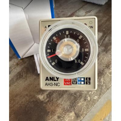安良 多段限时继电器AH3-NC 6s/60s AC220V  50/60Hz